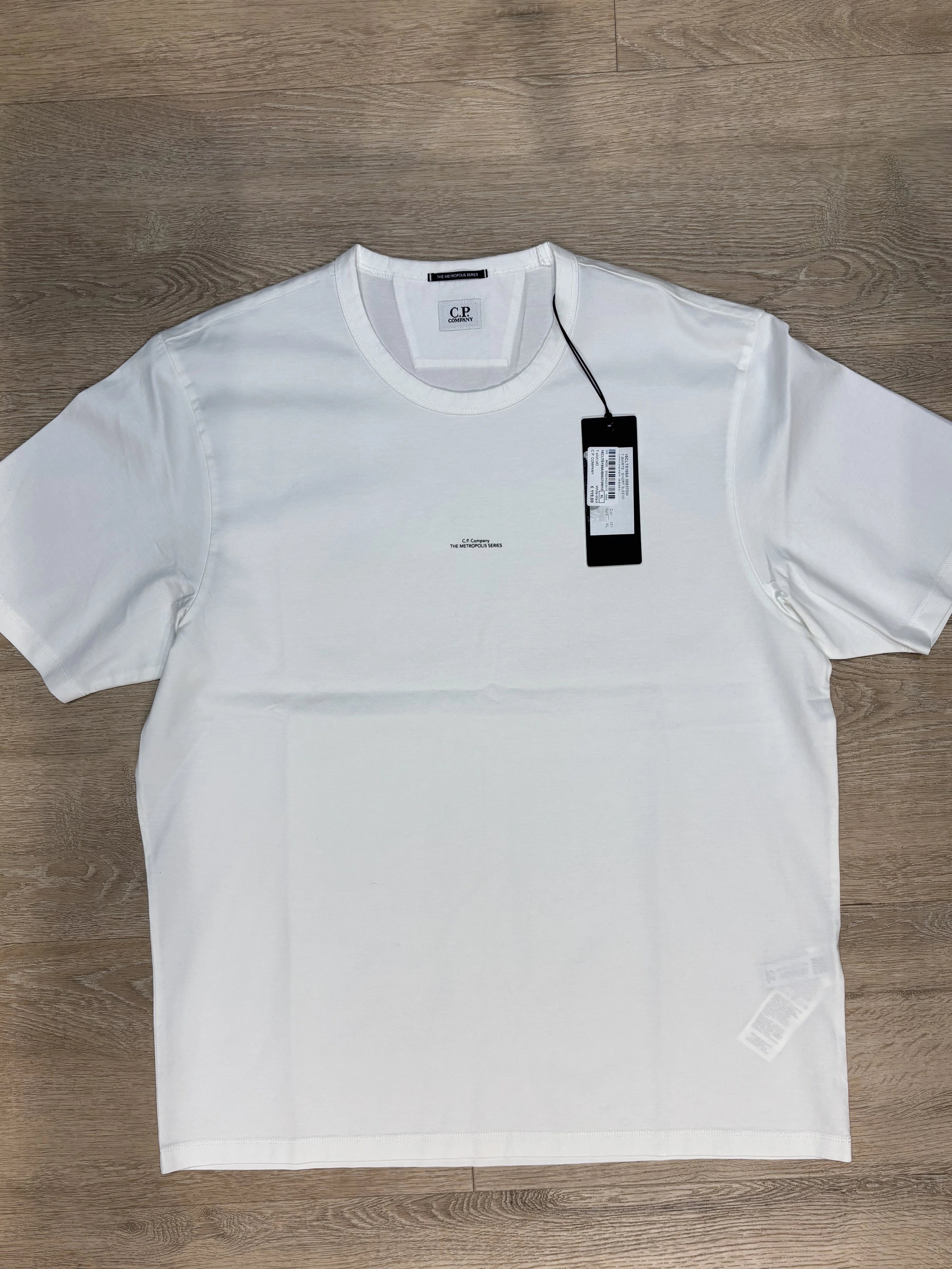 C.P. Company Metropolis Heren T-shirt - Wit