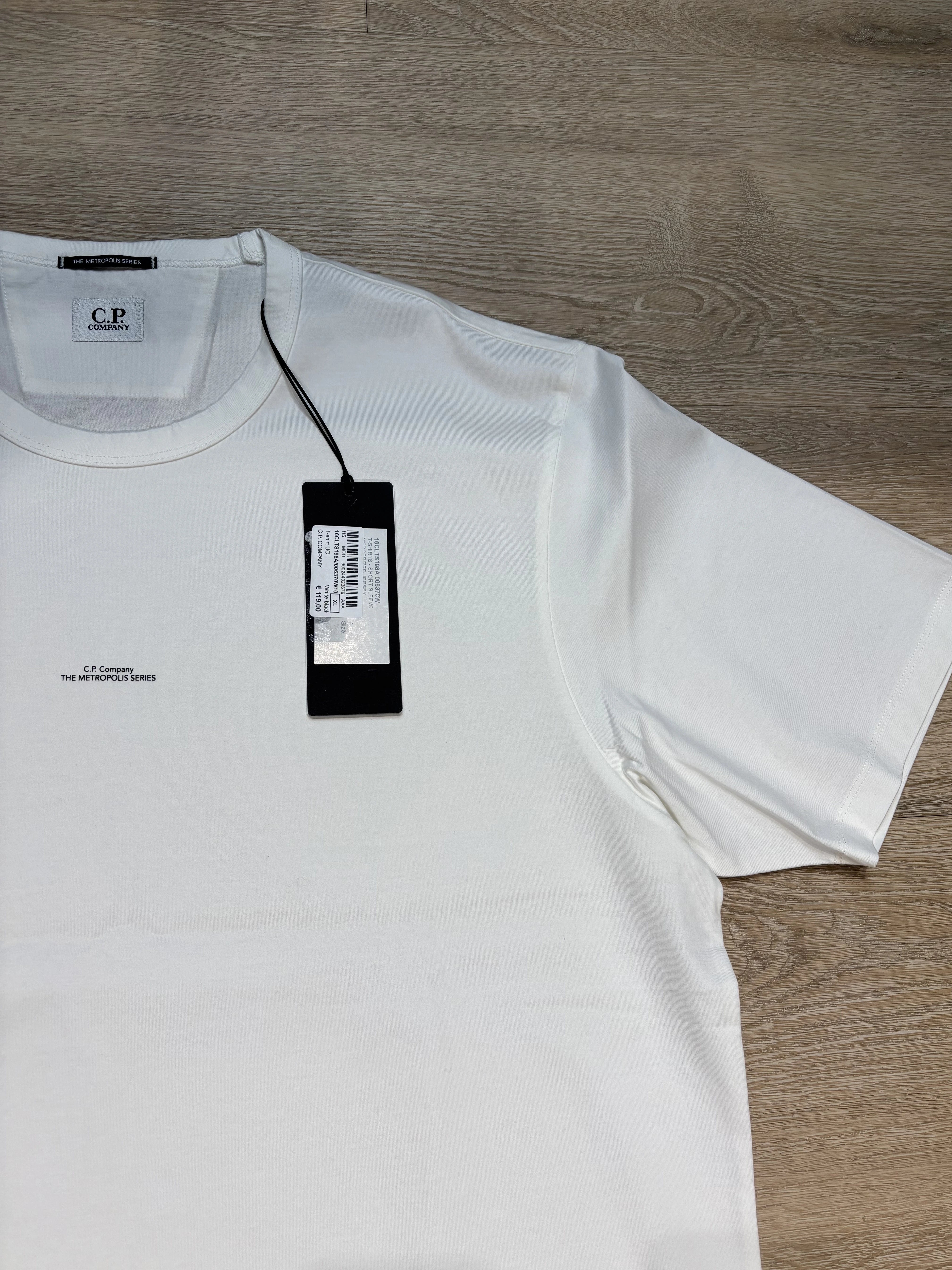 C.P. Company Metropolis Heren T-shirt - Wit