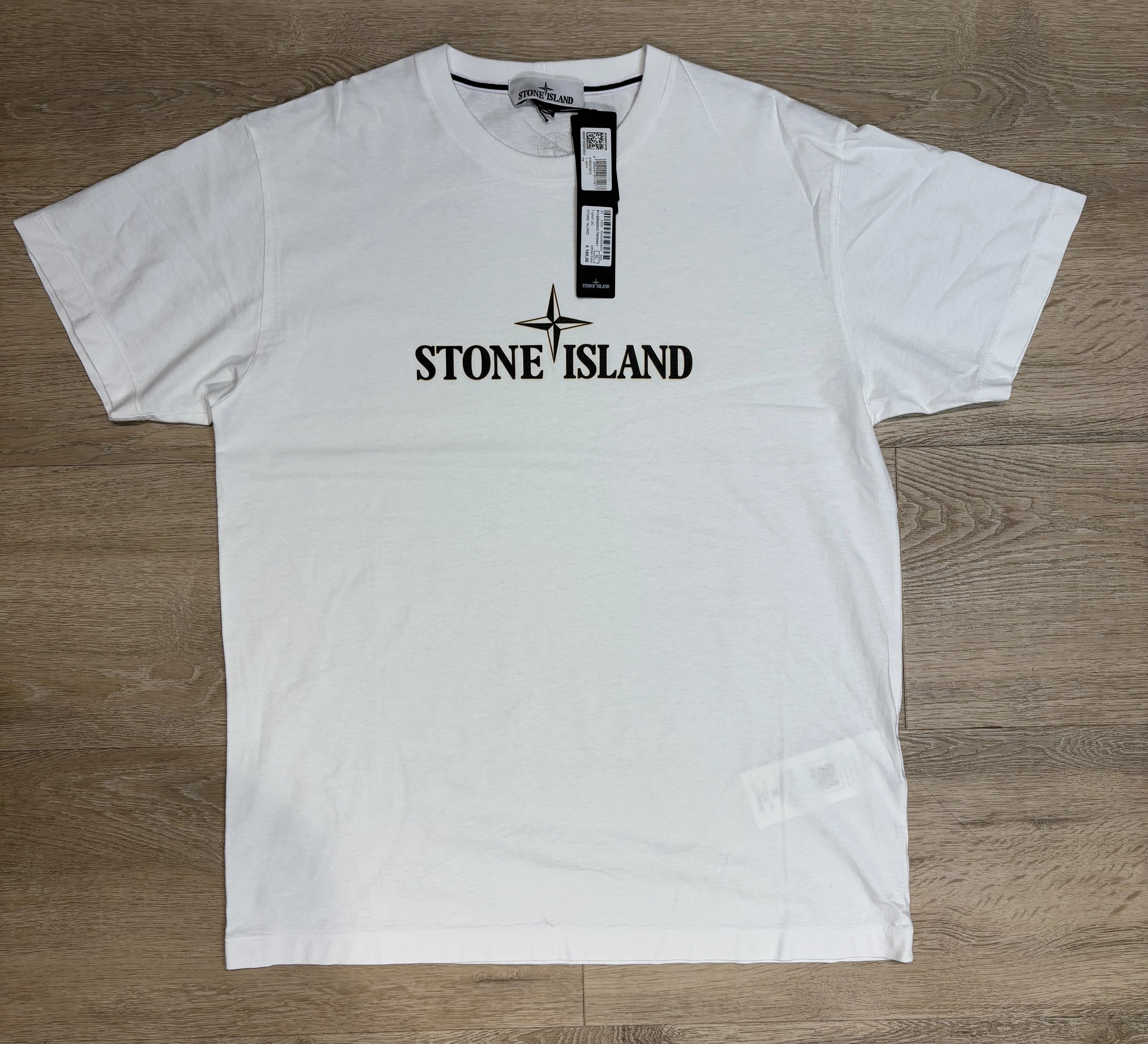 Stone Island Logo T-Shirt - Wit