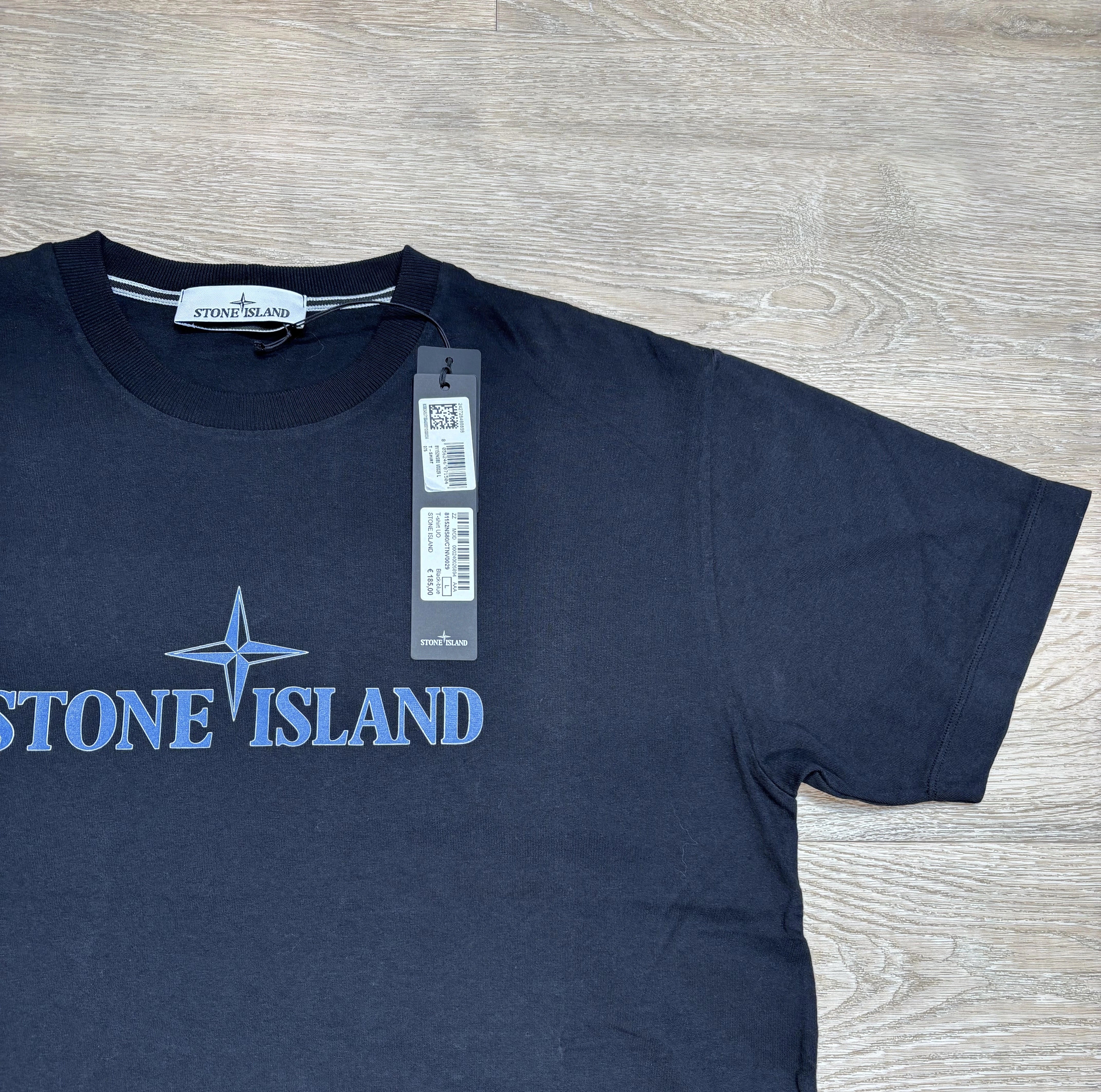 Stone Island Logo Men's T-Shirt - Donkerblauw