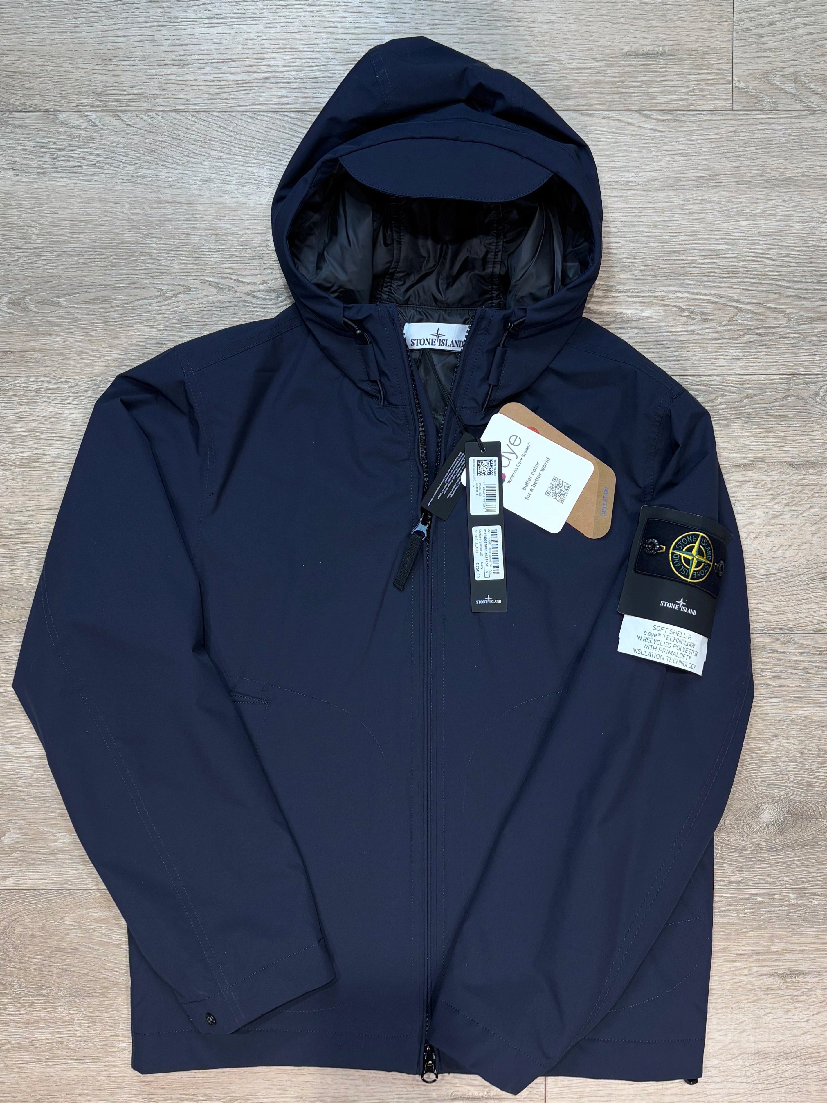 Stone Island Soft Shell Jas - Donkerblauw