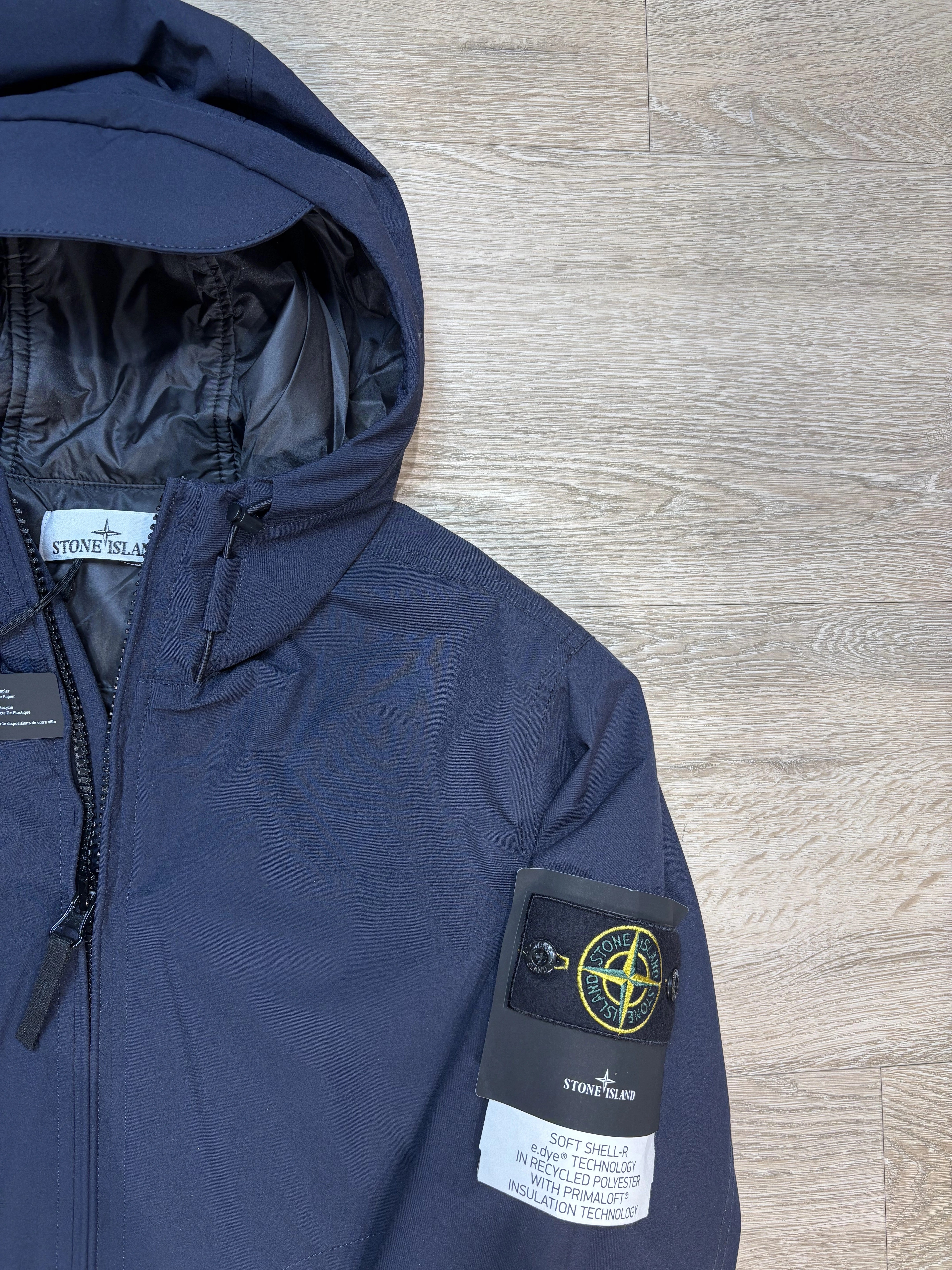 Stone Island Soft Shell Jas - Donkerblauw