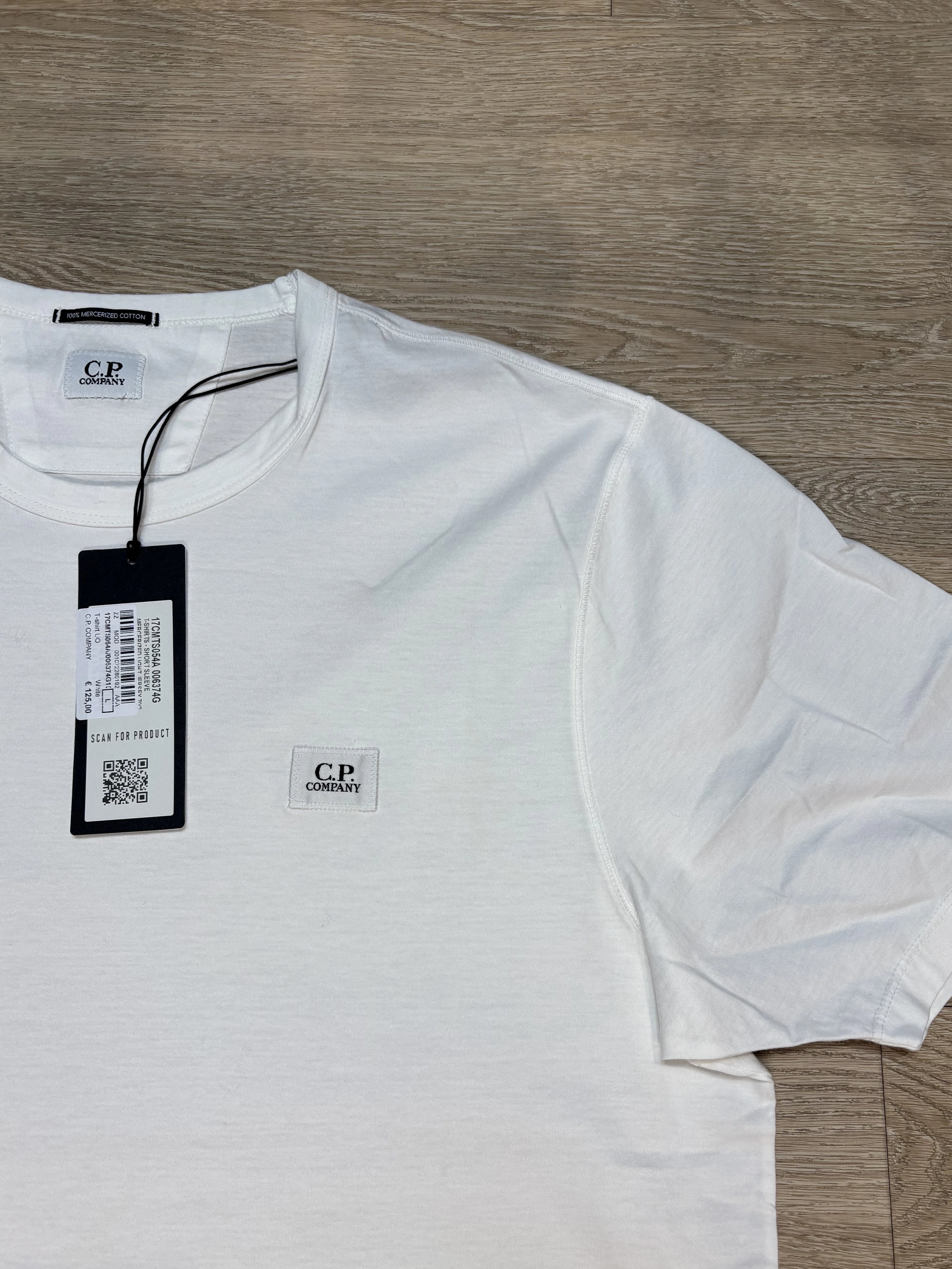 C.P. Company Logo Patch T-shirt - Wit